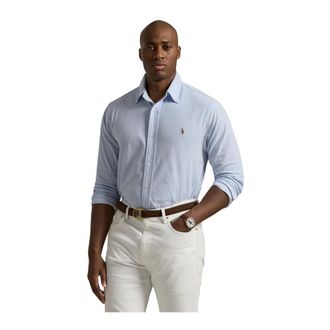 Polo Ralph Lauren Heren, Overhemden, Blauw, Maat: 2XL Katoen