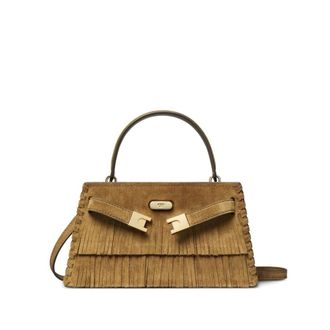 Tory Burch Lee Radziwill Suede Leather Mini Bag