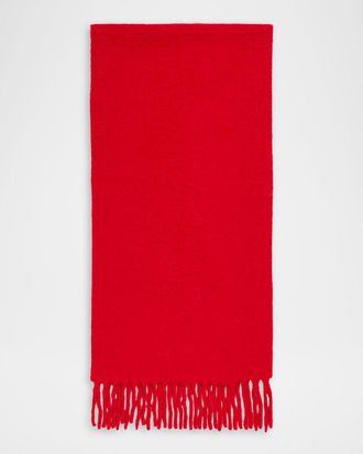 Toteme Fuzzy Alpaca-Blend Scarf