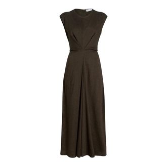 Proenza Schouler Midi Dresses, female, Brown, Size: S Miranda Dress