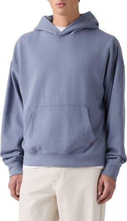 Levi's Soft Crop Cotton Blend Hoodie in Troposphere Troposphere at Nordstrom, Size Xx-Large