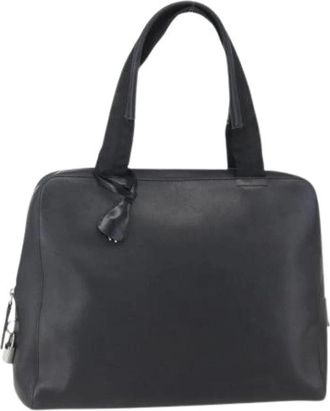 Prada Pre-owned Leren Handtas - Dames - Vintage Handtas - Zwart - ONE Size - Leer - Vintage