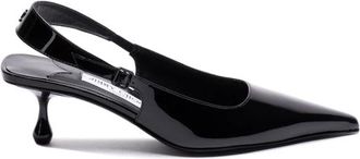 Jimmy Choo London Amel 50 Pumps - Dames - Pumps - Zwart - 35 EU - Leer - Schoenen