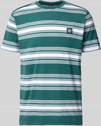 Lerros T-Shirt mit Label-Patch und Rundhalsausschnitt in Gruen, Gr&ouml;&szlig;e XXXL