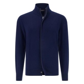 Boggi Milano Heren, Truien, Blauw, Maat: M Wol