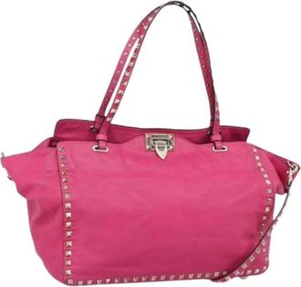 Valentino Pre-owned Tote Bag - Dames - Vintage Handtas - Roze - ONE Size - Leer - Vintage