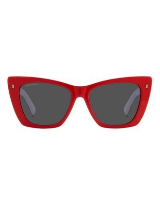 Dsquared2 Womens Dsquared2 Icon Black Lens Red Sunglasses - Size: ONE size