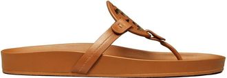 Tory Burch Miller thong-strap sandals - women - Leather - 10.5 - Brown