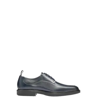 HUGO BOSS Schoenen, Heren, Zwart, 43 EU, Leer, Larry Derb Stlt Schoenen