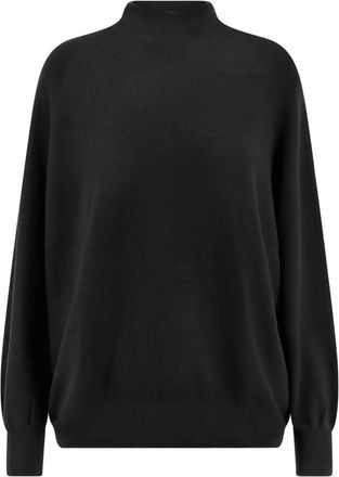 Aspesi raglan-sleeve wool sweater - women - Wool - 44 - Black