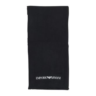 Emporio Armani Accessoires, Heren, Blauw, ONE Size, Hoofddoek