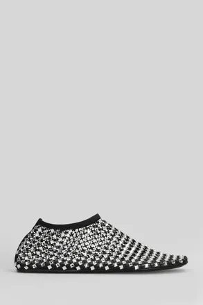 CHRISTOPHER ESBER Minette Bezeled Mesh Ballet Flats