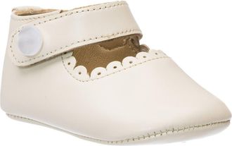Elephantito Mary Jane Crib Shoe in Bone at Nordstrom, Size 0 M