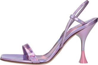 3Juin Ischia Sandalen - Dames - Sandalen met hakken - Roze - 37 EU - Leer - Schoenen