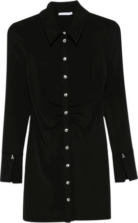 Patrizia Pepe Vestido tubo mini de crep&eacute; - Dresses - Mujer - Negro - XL