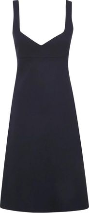 N&deg;21 Midi Jurk van Stof - Dames - Casual kleedjes - Zwart - XS - Kleedjes