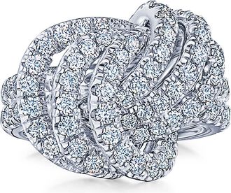 Kwiat Entwine Open Knot Diamond Ring in Platinum at Nordstrom, Size 7