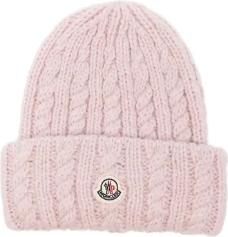 Moncler Pink Knitted Beanies Cap