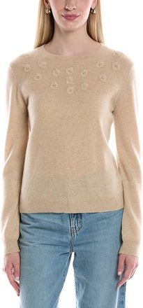 Maison Héritage Round Fleurs Cashmere Sweater