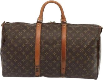 Louis Vuitton Pre-owned Weekend Bags, unisex, Brown, Size: ONE SIZE Pre-owned Keepall Bag
