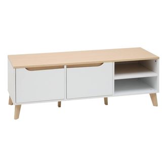 5five Simply Smart Mueble Para La Tele Luma Rectangular, 40 X 120 Cm, Blanco - 5five