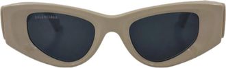 Balenciaga Moderne Acetaat Zonnebril - Dames - Zonnebrillen - Beige - ONE Size - Accessoires