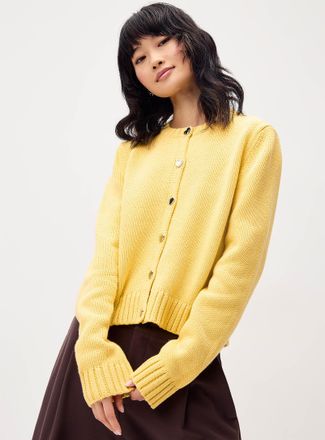 Twik Womens Heart buttons Cardigan Sweater