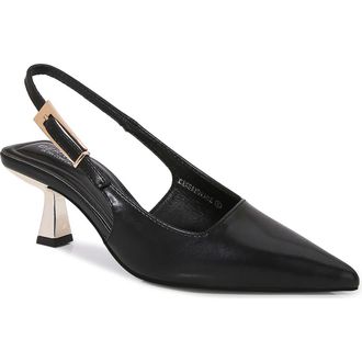Berness Cassandra Kitten Heel Slingback Pump in Black at Nordstrom Rack, Size 6.5