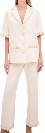 Alexis Lio Top In Ivory