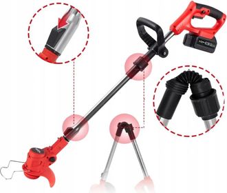 OEM Recortadora Plegable Inal&aacute;mbrica Adm + 2 Bater&iacute;as De Litio De 21 V