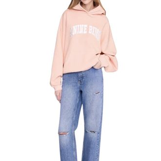 Anine Bing Dames, Sweatshirts & Hoodies, Roze, Maat: 2XS Katoen