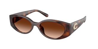 Coach HC8462U CFU06 512074 Womens Sunglasses Tortoiseshell Size 54
