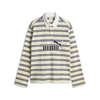 Puma Polo da rugby Essentials Elevated N. 1 dal taglio morbido da uomo, Abbigliamento, Giallo, XXL