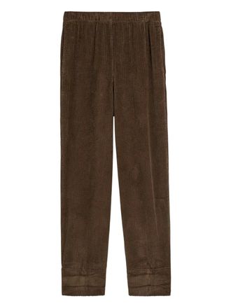 American Vintage Padow corduroy-effect trousers - Brown