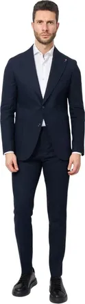 Mulish Hombre, Trajes, Azul, Talla: S