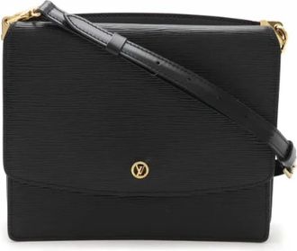Louis Vuitton Pre-owned Cross Body Bags, female, Black, Size: ONE SIZE Pre-owned Leather crossbody-bags