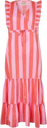 Lollys Laundry Wikkeljurk - Dames - Wikkelkleedje - Roze - M - Kleedjes