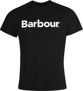 Barbour Essenti&euml;le Logo T-Shirt - Heren - T-shirts - Zwart - XL - Katoen - Tops