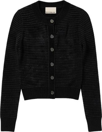 Pennyblack Pbpsultano Cardigan - Dames - Vesten - Zwart - S - Wol - Truien & Vesten