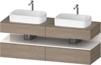 Duravit Qatego Consola Mueble Bajo Lavabo, 2 Extensiones, 2 - Duravit