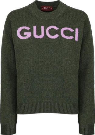 Gucci Mujer, Jerseys, Verde, Talla: M