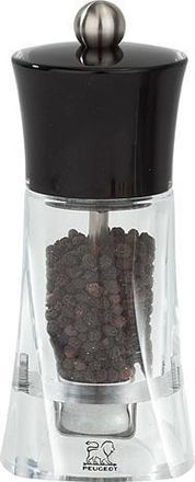 Peugeot Molinillo De Pimienta Mol&egrave;ne Negro Transparente 14 Cm