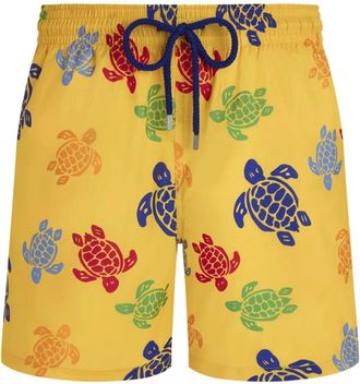 Vilebrequin Ultra-lichte Opvouwbare Zwemshorts Tortues - Heren - Strandmode - Veelkleurig - S - Polyester - Badmode