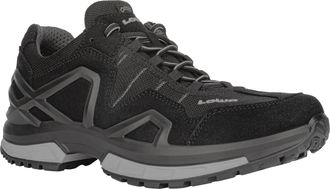 Lowa Wanderschuh LOWA GORGON GORE-TEX, Herren, Gr. 41,5, schwarz (schwarz, anthrazit), Synthetik, Textil, Schuhe Wanderschuh, wasserdicht dank Gore-Tex Mem