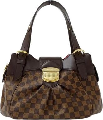 Louis Vuitton Pre-owned Damier Canvas Schoudertas - Dames - Vintage Handtas - Bruin - ONE Size - Vintage