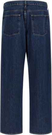 Jil Sander Mens Blue Cotton Straight-Leg Jeans Clothing