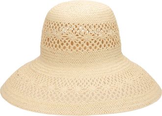 San Diego Hat Company Sandy Round Crown Hat in Natural at Nordstrom