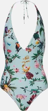 La DoubleJ Costume intero con scollo allamericana e stampa