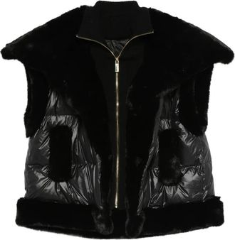 Max & Moi Divana Down Gilet - Dames - Bodywarmers - Zwart - XS - Wol - Jassen