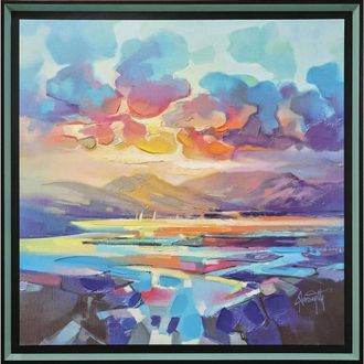 Scott Naismith Sea Air lll Hand-Painted Framed Poster